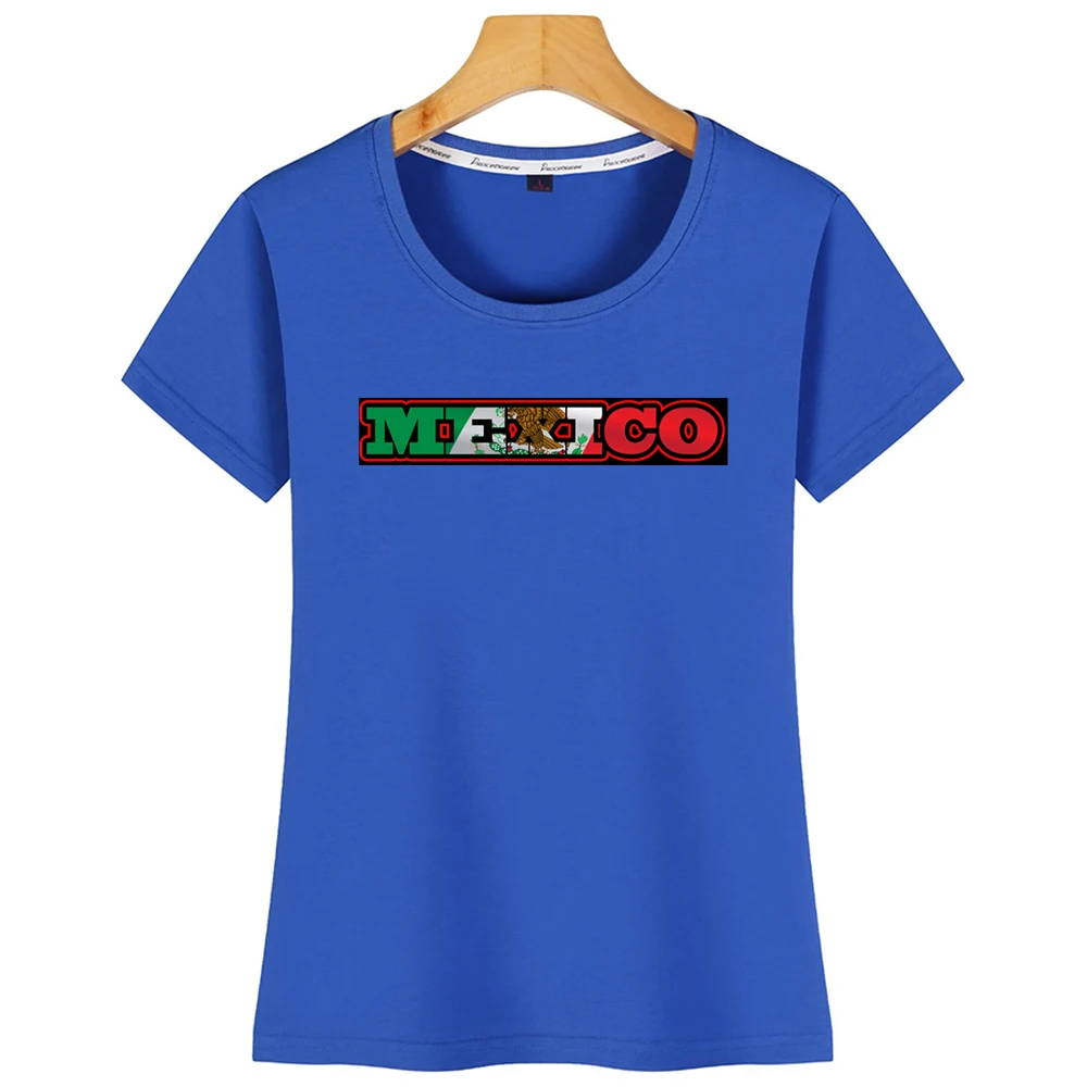 Женская футболка с мексиканским флагом черная короткая | одежда