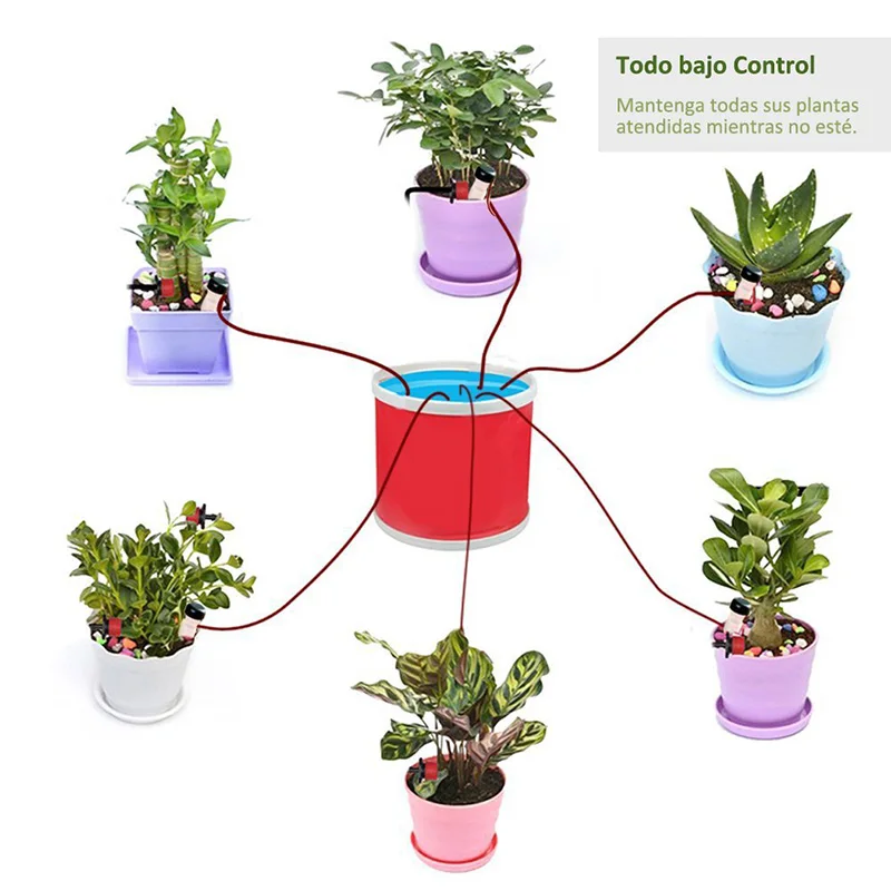 

2Pcs Adjustable Garden Drip Irrigation Series Automatic Drip Irrigation Watering System Automatic Watering Device Dripper Valve