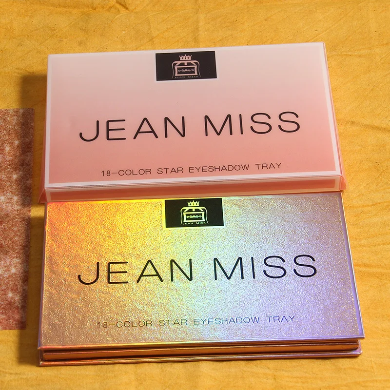 Жан мисс макияж глаз в пустыне и звездного неба 18 Цвет матовый блеск Тени для век