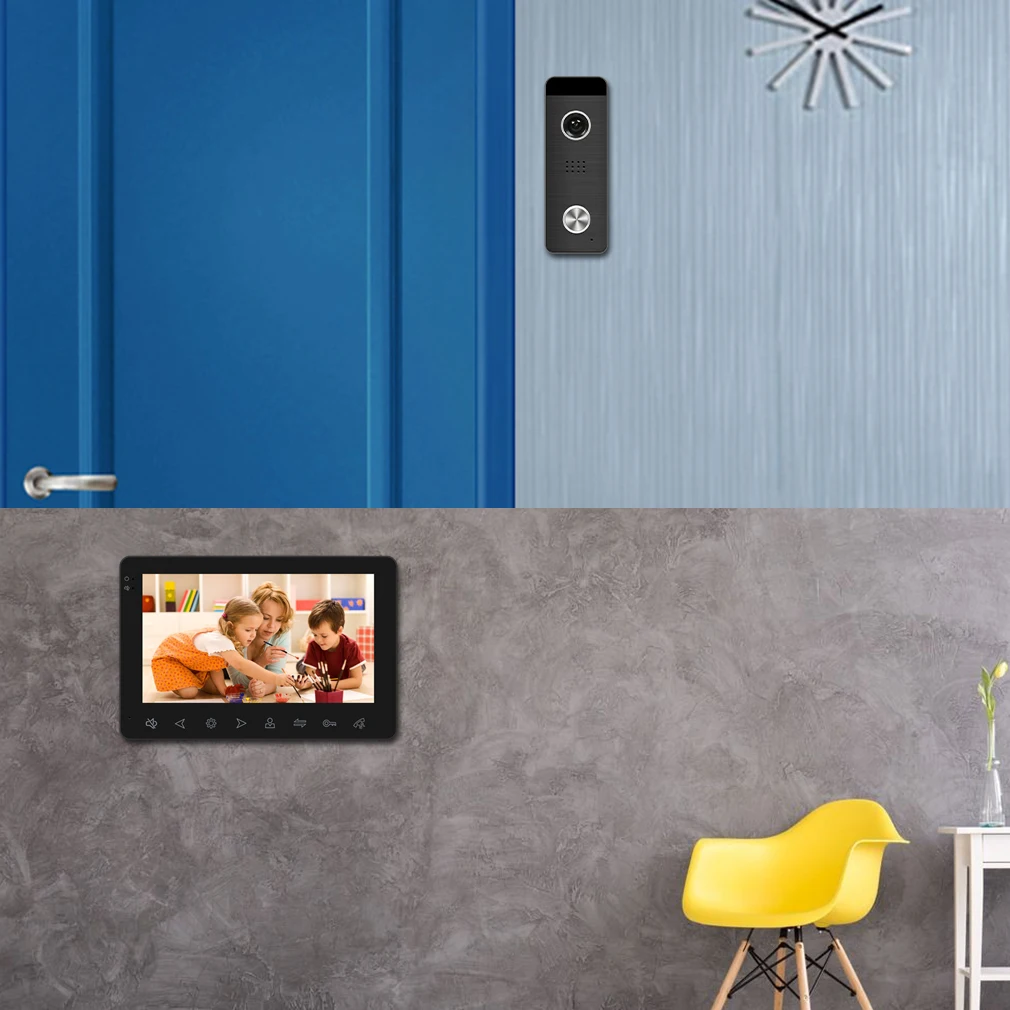 Home Video Intercom Video Door Phone for Apartment 7