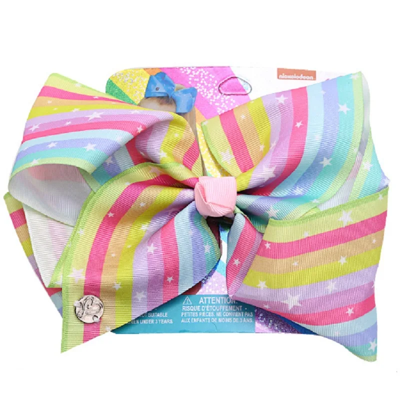 Банты для волос с принтом в виде единорога 8 дюймов |