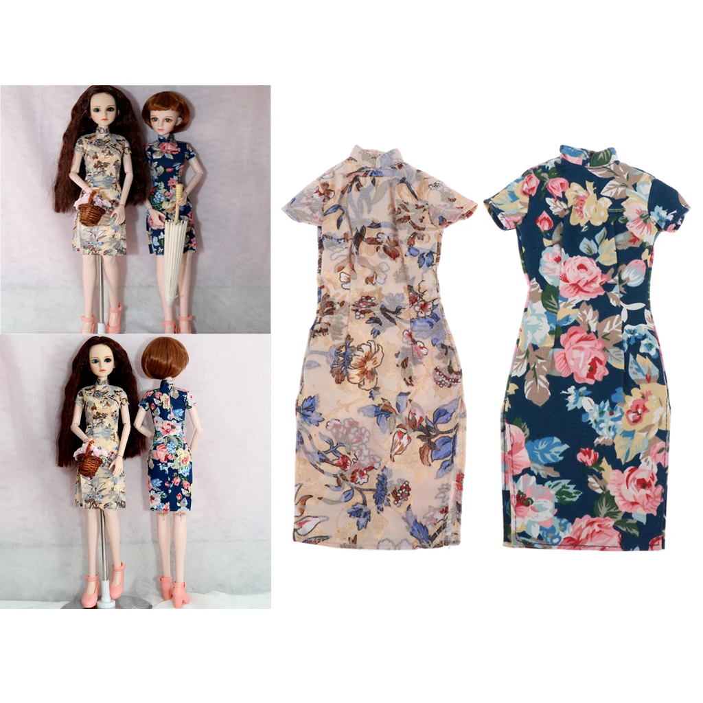 Кукла 1/4 BJD одежда китайский чонсам платье для MSD SD как DZ DOD Dollfie или другой 45 см