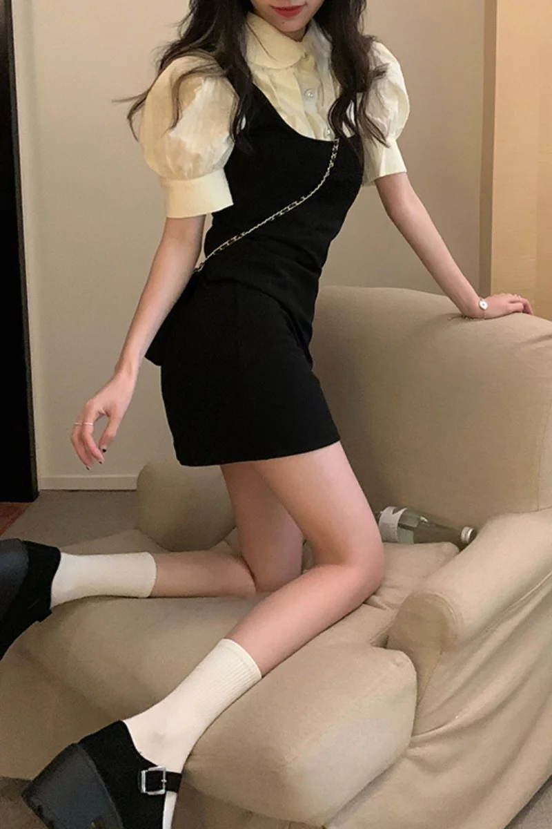 

2021 Two Piece Crop Top And Skirt Set Women Skirts Sexy Pink Harajuku Office Suit mori girl Student outfit Cute Sexy clothes