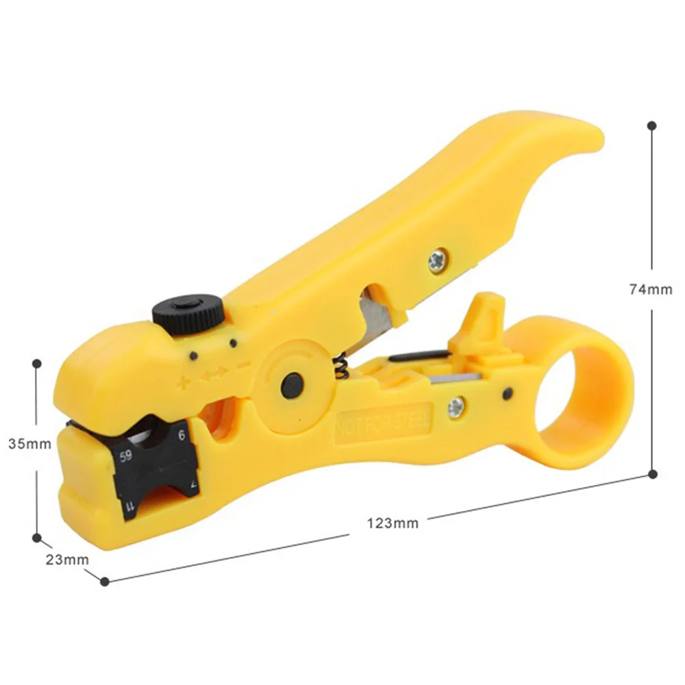 1pc Coaxial Cable Stripper MultiFunction Cutter Tool Rotary Coax for RG6 RG59 RG7 RG11TV Satellite Crimping Pliers | Инструменты