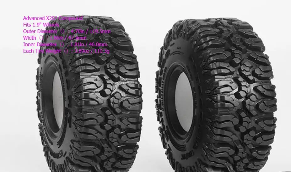 AA002 Z-T0184 120 мм шины 2 шт 1," подходит для Tamiya CC01 RC88WD TF2 D110 SCX10 II ROCK CRALWER 1/10 RC D90 AX90046 AX90047 Cruiser/FJ40 Hulix hpi - Цвет: AA002 Z-T0184