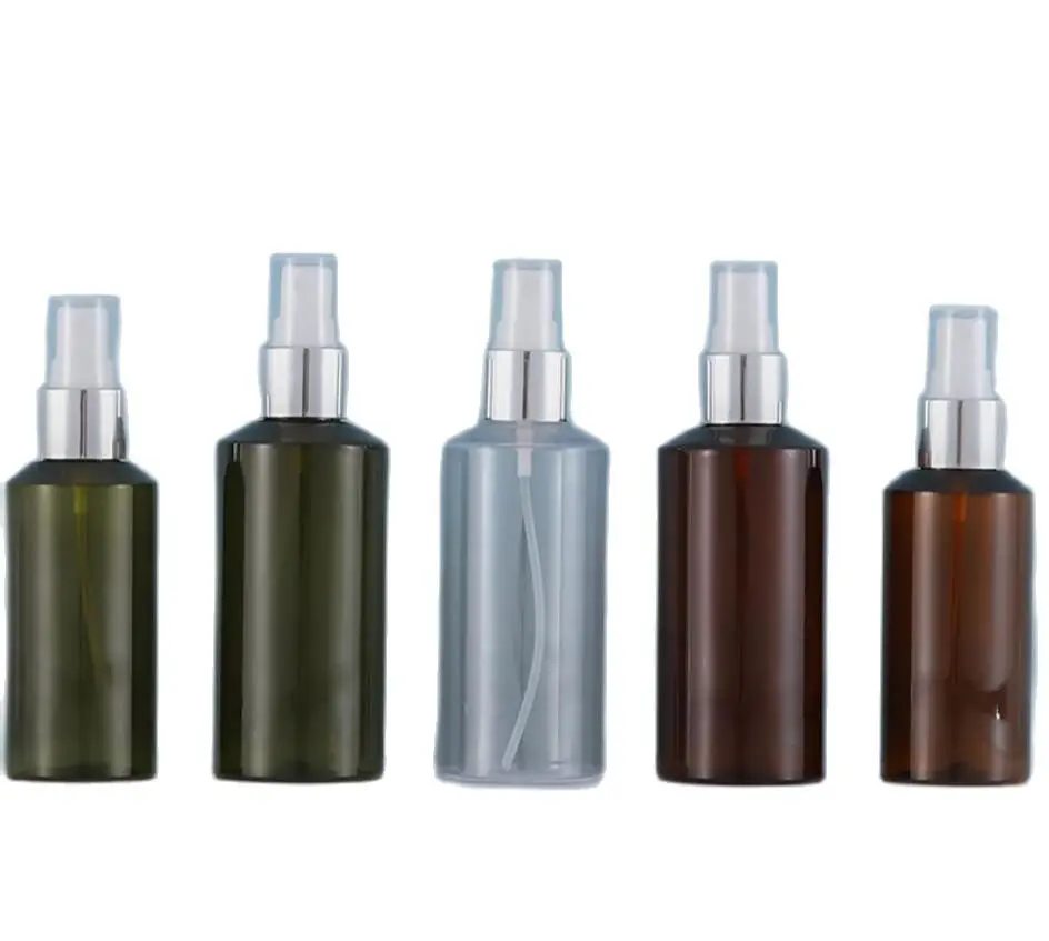 Зеленая/коричневая/прозрачная бутылка с тонером для домашних животных 100 мл