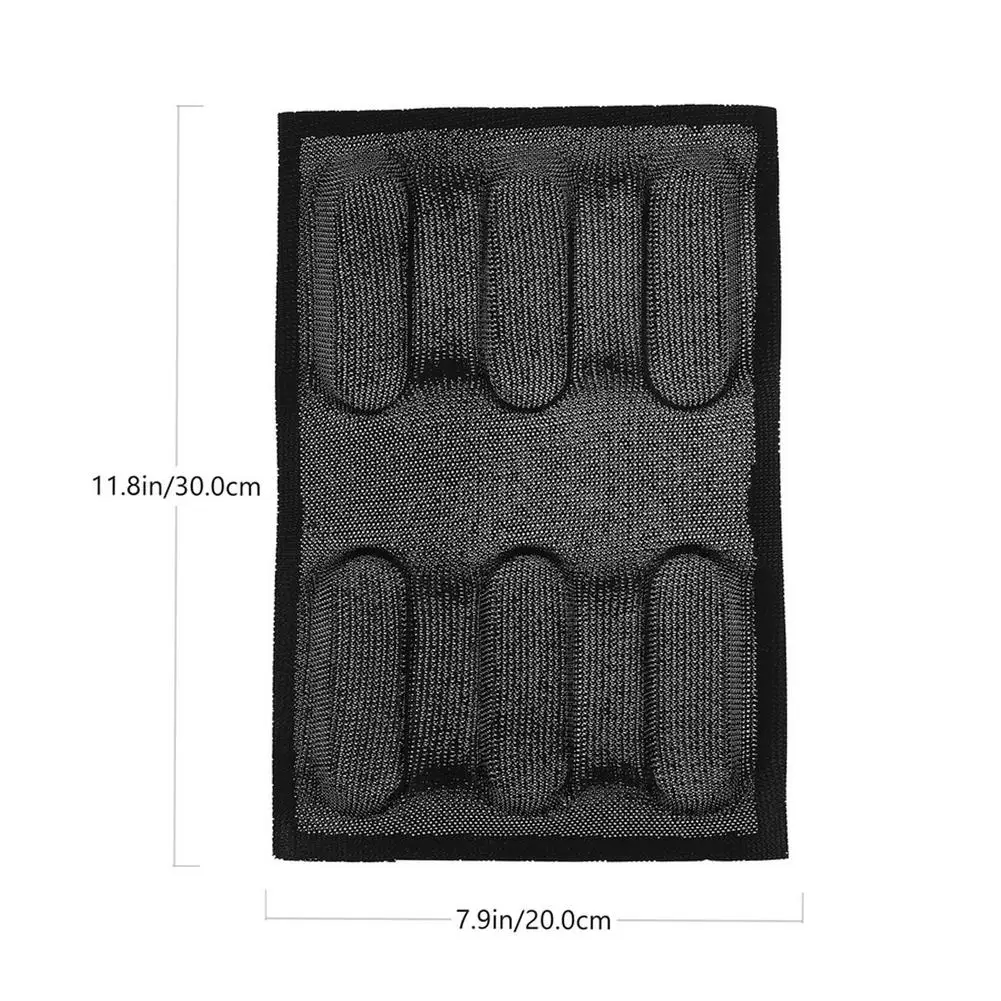 

Silicone Baking Mold 6-Hot Dogs Non-Stick Mold Food Grade Breathable Cake Mold Baking Tool Kitchen Bakeware