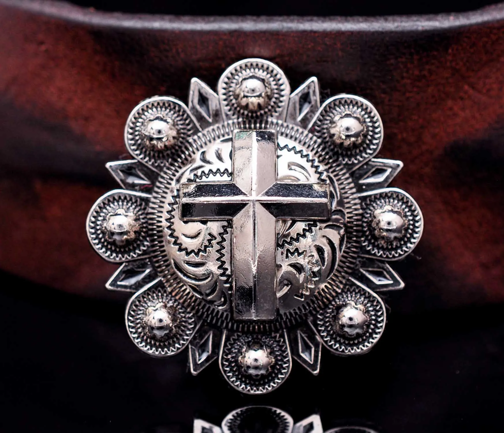 6X сверхмощный серебристый двухцветный крестообразный цветок с ягодами