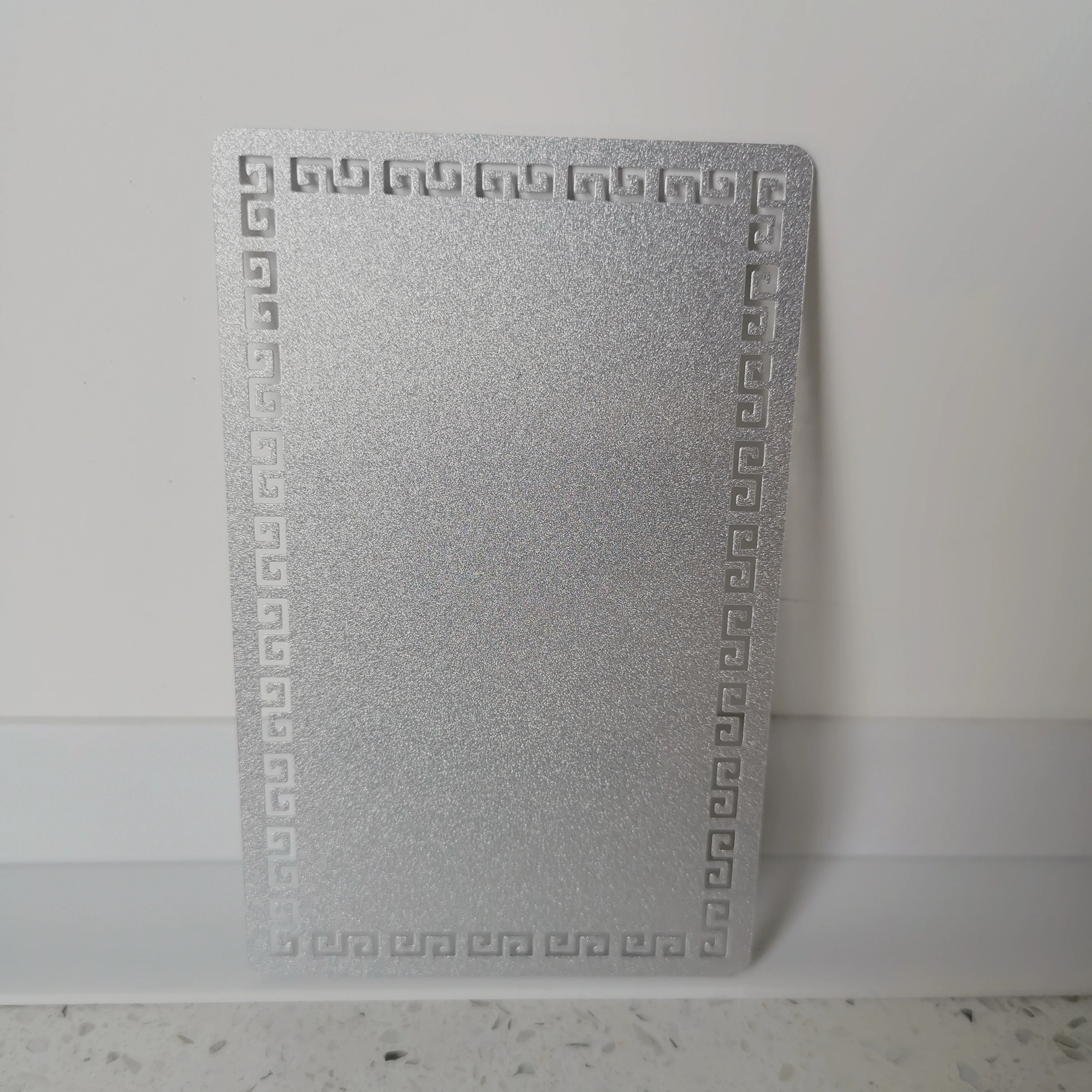 100 шт. 85 мм x 55 матовые материалы для нанесения внешней печати металлические