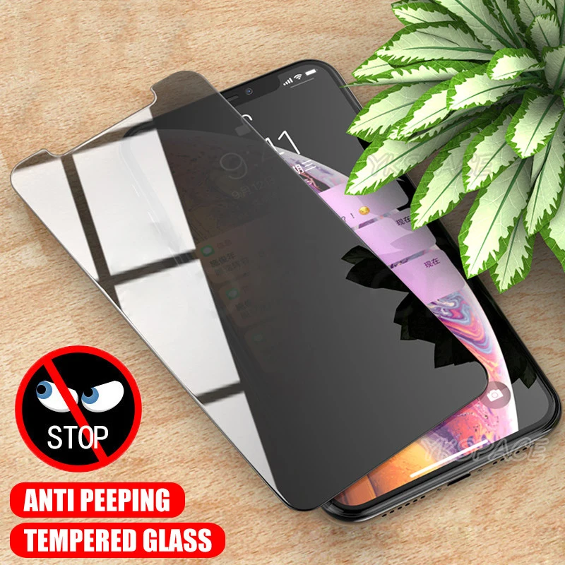 9H 2.5D антишпионское закаленное стекло для iPhone X XS MAX XR 11 Pro Max Peeping Glare Защитная пленка для экрана 5," 6,1" 6,5"