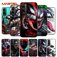 venom marvel cool for huawei honor 30 20 10 9s 9a 9c 9x 8x max 10 9 lite 8a 7c 7a pro silicone soft black phone case