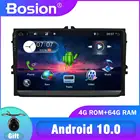 Bosion PX6 4G + 64G DSP 9 дюймов Android10 автомобильный DVD GPS-навигатор для Volkswagen GOLF 4 5 6 POLO PASSAT TIGUAN Wifi + Bluetooth + радио + SWC