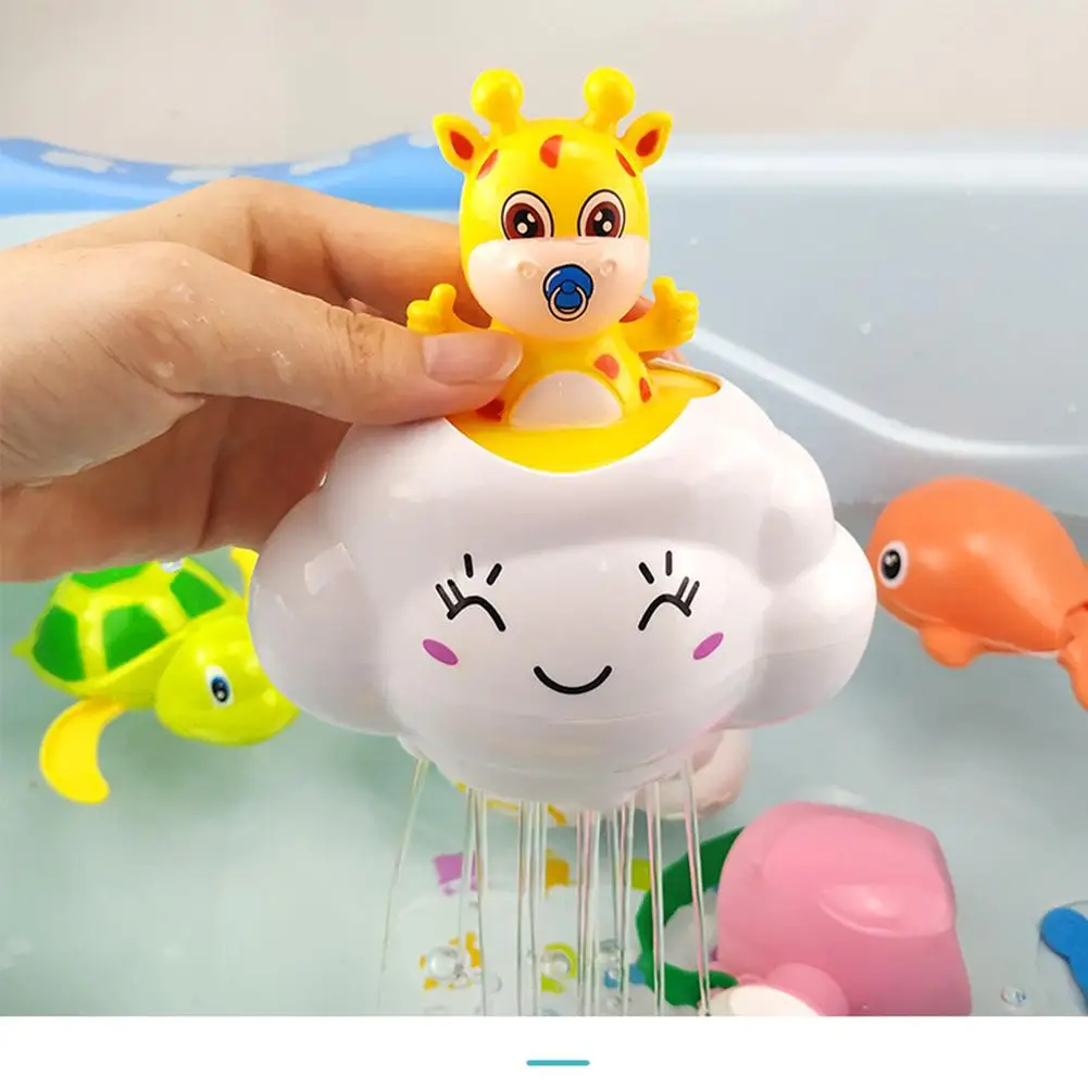 

Children Bathroom Bath Toy Rain Cloud Shower Fawn Playing Lovely Shape Floating Toy For Baby