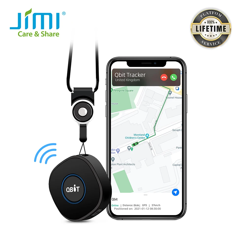 GPS трекер Concox для детей и домашних животных водонепроницаемый с бессрочной