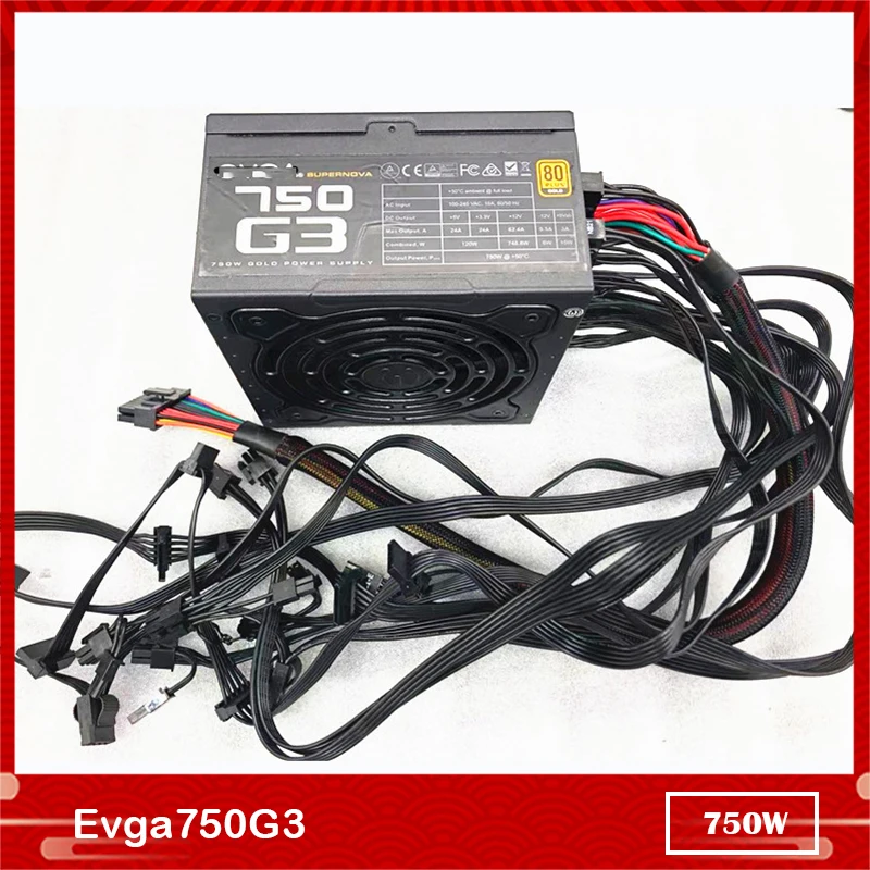 For Mining Power Supply for  Evga750G3 750W Full Module 100% Test Before Shipment