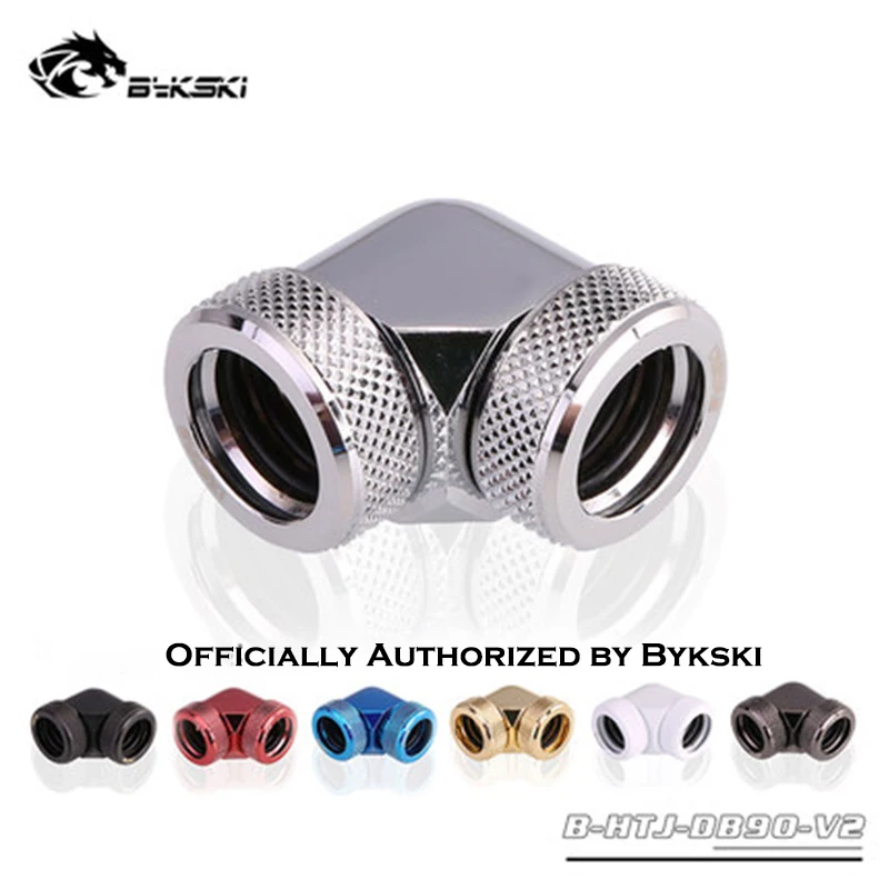 Bykski B HTJ DB90 V2 двойной женский поворотный стол 90 градусов бутик ромба для установки