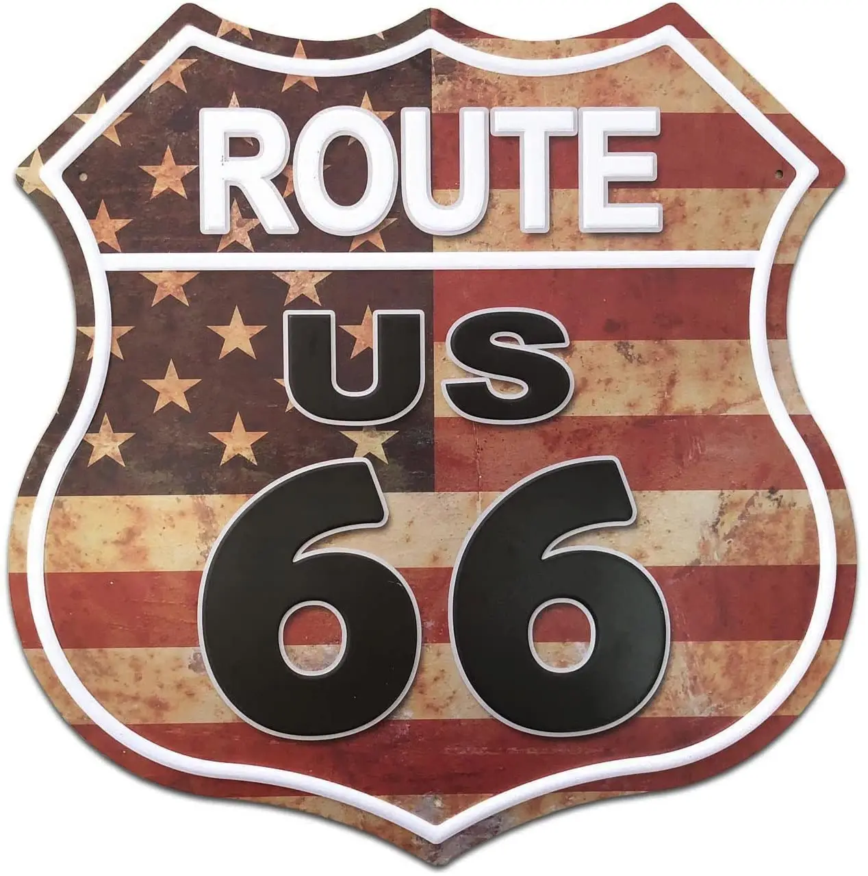 Дорожные знаки Route 66 винтажные дорожные высокий ходовой металлический для