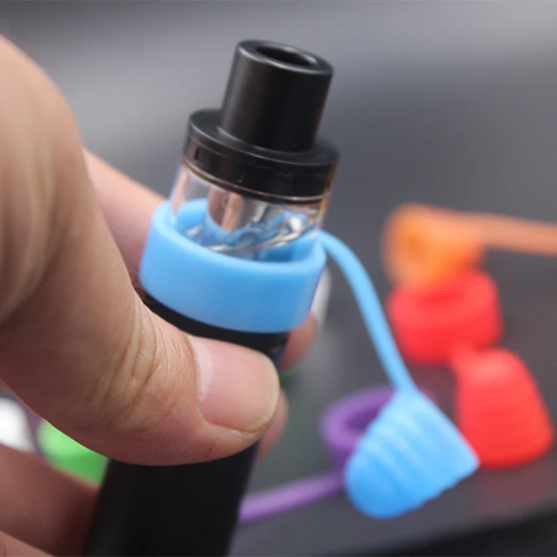 Universal Soft Silicone Drip Tip Dust Cap Vape Band For RDA RTA Atomiser Tanks Electronic Cigarette Accessories 19-25mm Dropship | Мобильные