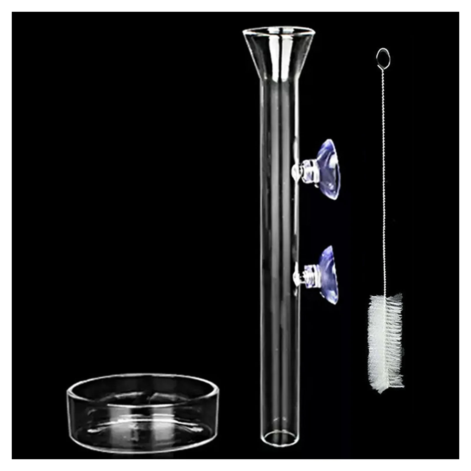 Shrimp Feeding Tube And Dishs Fish Tank Ring and Basin for Glass P7Ding |