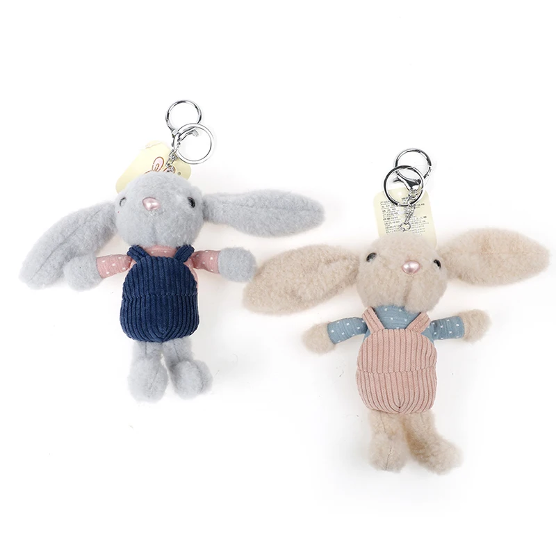

15cm Lovely Plush Toy Dress Up Rabbit Pendant Keychain Doll Soft Plush Bunny Toy/1 Pcs