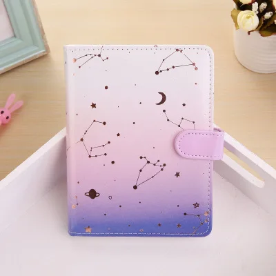 05 Bullet Journal 12 созвездий блокнот звезды креативный Кожаный чехол Журнал еженедельник канцелярский дневник планировщик Bujo - Цвет: 05