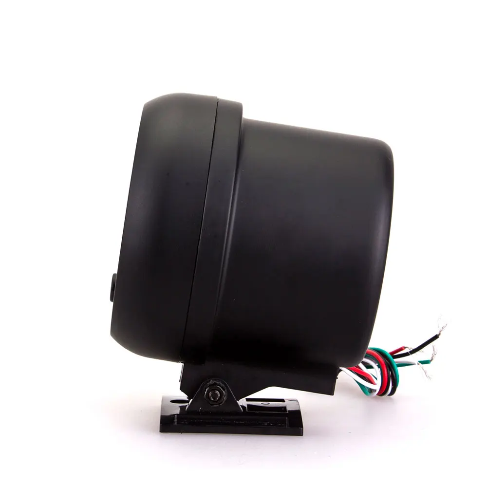 Черный тахометр с красным рычажным Светильник Универсальный 3 75 дюйма 95 мм 12 В