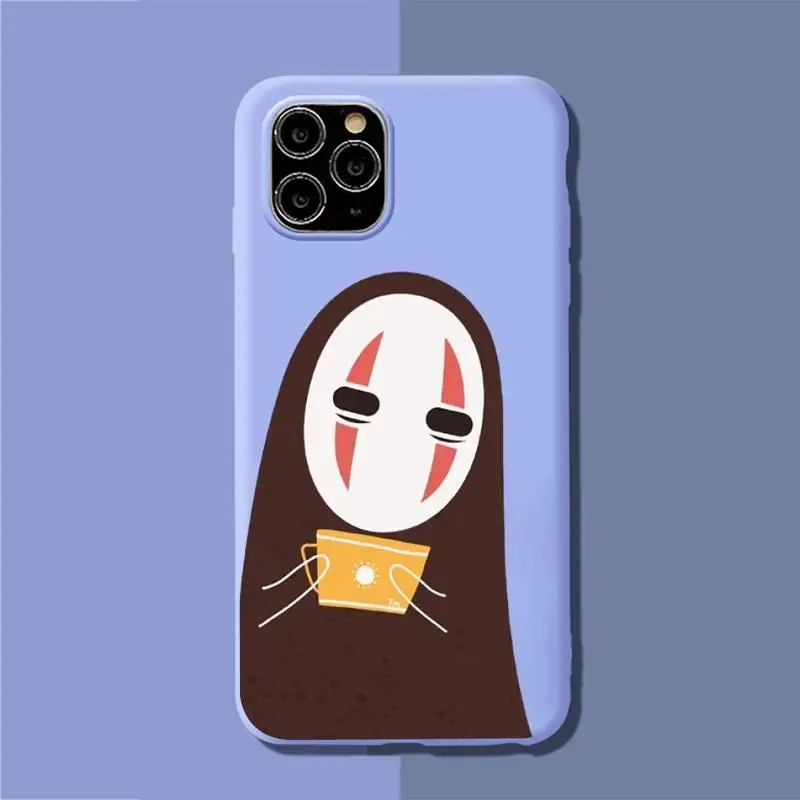 

Anime Spirited Away No Face man Phone Case for iphone 13 11 12 mini pro max 7 8 plus 6 6s x xs max xr coque