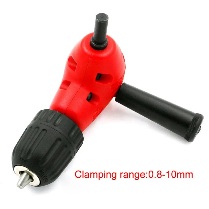 

Angles Adaptor 90 degree Right Angle Drills Attachment 3/8 Chuck Plastic Head Electronic Drill Parts Tools