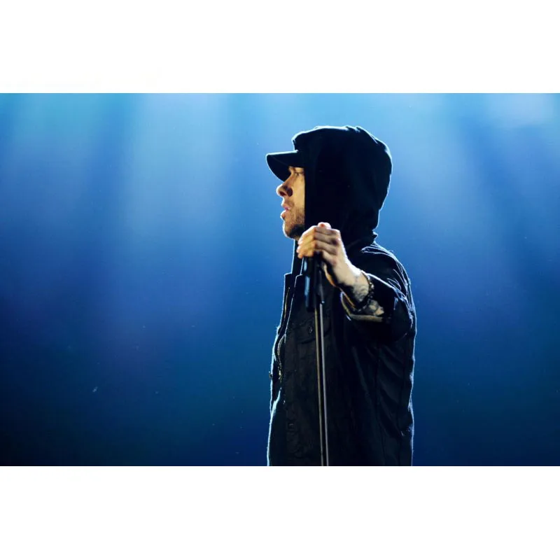 Оригинальная настенная бумага Eminem со средними пальцами классическое