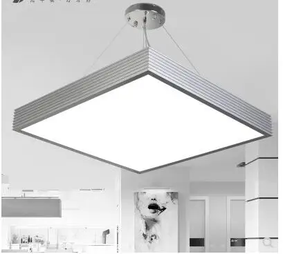 Офисная люстра модная простая квадратная светодиодная офисная лампа для