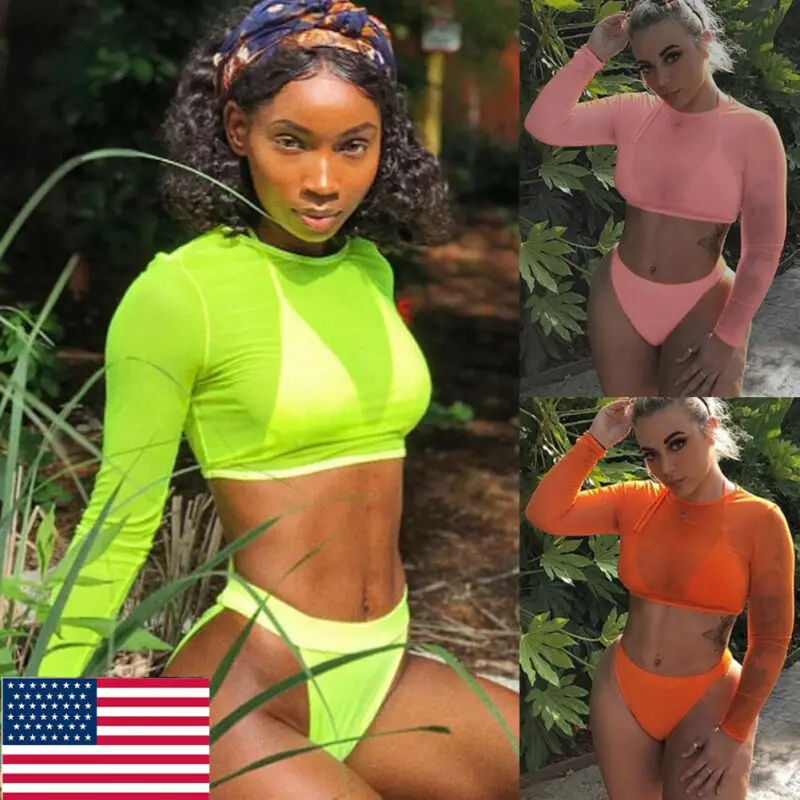 3 шт. женский купальник купальный костюм комплект бикини бюстгальтер бразильский