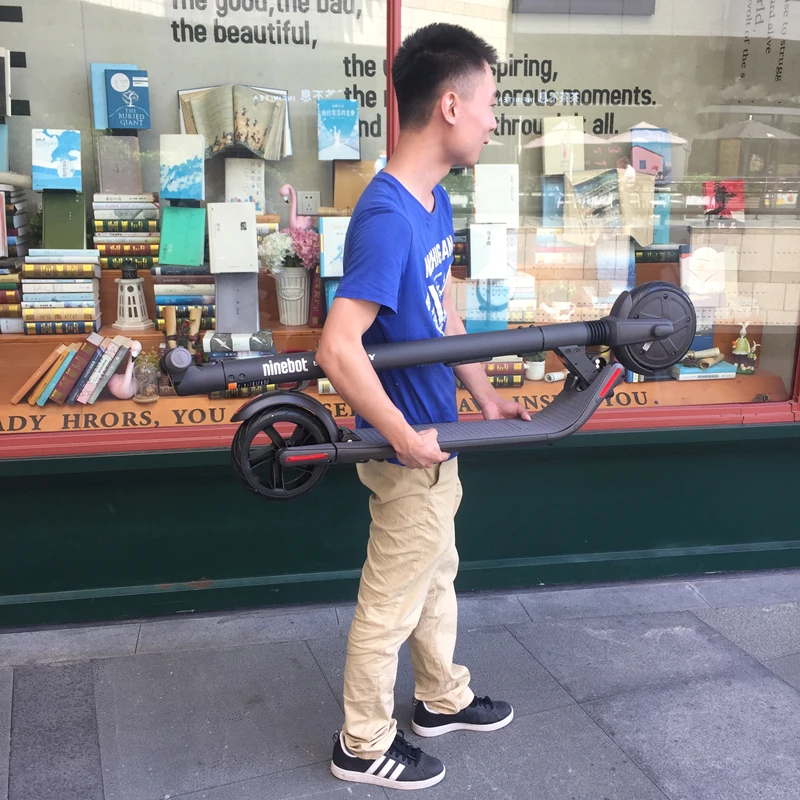 Ninebot KickScooter ES2 складной умный электрический скутер версия 1,5 легкий e скутер с приложением Hover скейтборд