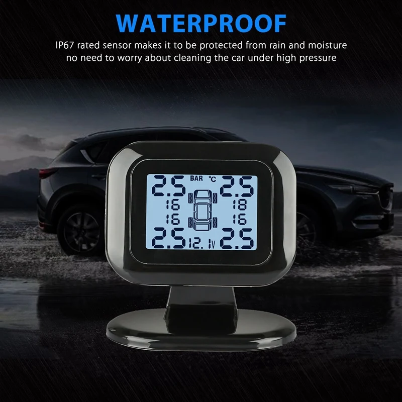 Новый Q2 Автомобильный беспроводной внешний датчик TPMS USB автоматическая система