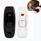 Переключатели прикроватных ламп, 250 В переменного тока, 10 А, встроенный переключатель вклвыкл, настольная лампа, шнур, переключатель кабеля, домашний светодиодный индикатор, переключатель