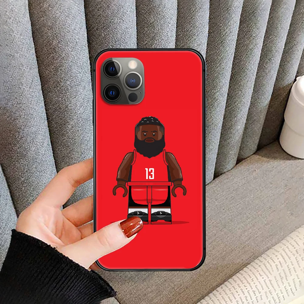 

13 James Harden Basktball Phone Case Cover For Iphone 5 5S 6 6S PLUS 7 8 11 12 Mini X XR XS PRO SE 2020 MAX black back trend