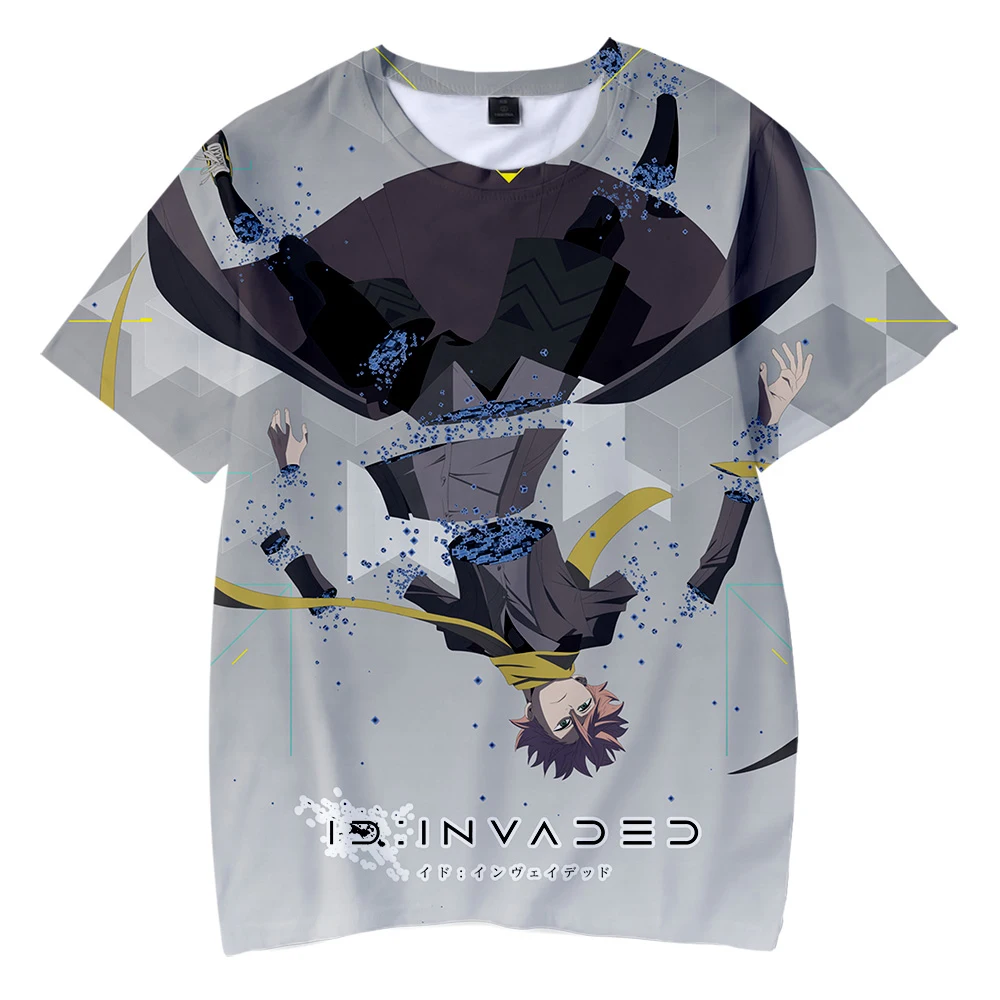 

Hot Anime ID:INVADED 3d Printed T-shirt Unisex Fashion Casual Popular Summer Streetwear Short Sleeve Oversize Top