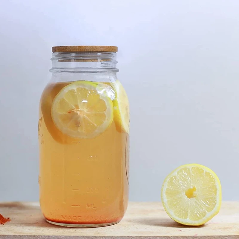 Боба Стекло чашка стеклянная банка с завинчивающейся крышкой чашки крышки из