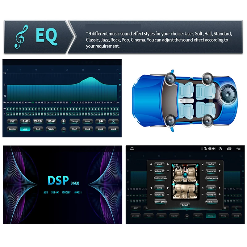 Автомобильный мультимедийный DVD плеер Wanqi Android 10 0 9 дюймов GPS радио стерео для Hyundai