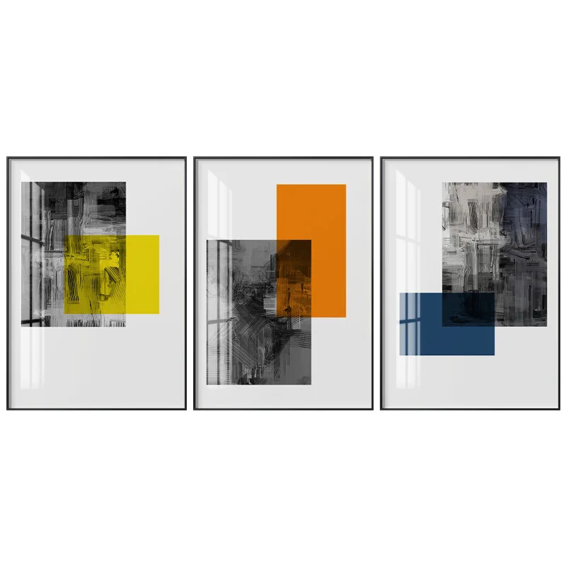 Цветной фон для декора комнаты дивана оранжевый прямоугольник зеленый круглый