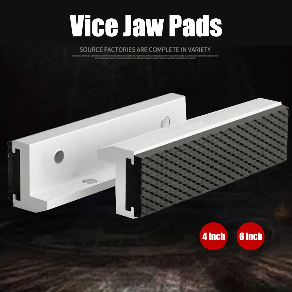 2 шт. 4 /6 дюймов Магнитный тиски защитный чехол мягкий челюсти колодки для блоки |