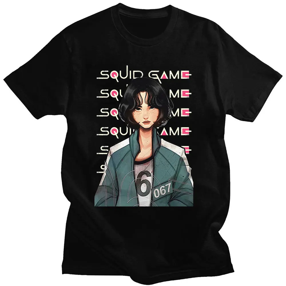 

Men Women T-Shirts Kang Sae Byeok Squid Game Tee Shirt Child Game Battle Squidgamer T Shirt Round Neck Tops Birthday Present