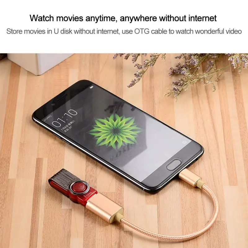 OTG адаптер Micro USB к Type C кабели кабель Type-C для флеш-накопителя Samsung Sony Xiaomi Android Phone |