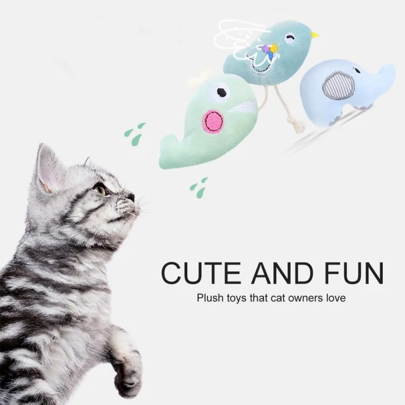 

Cute Plush Cat Catnip Toy Kangaroo Animal Shape Soft Corduroy Toys Plaything Puppet Pet Toy Critters Cute Animal Shape