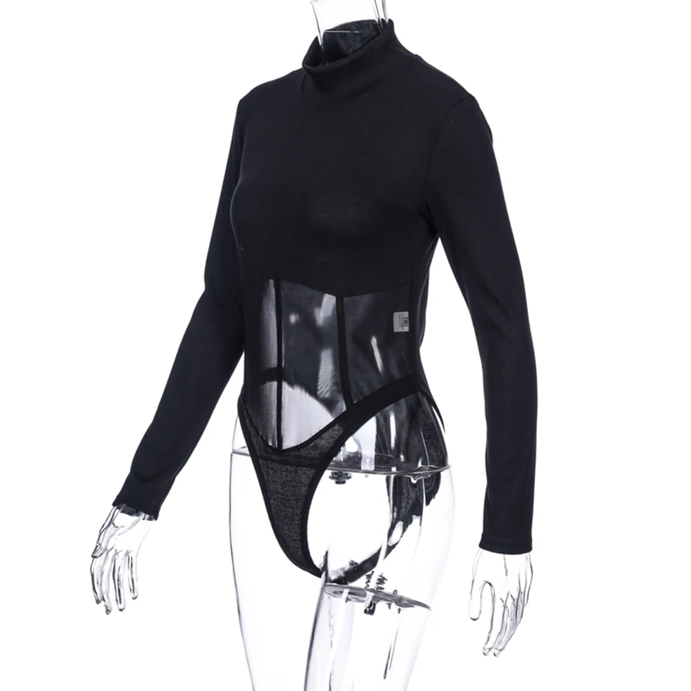 Сексуальное Кружевное боди с глубоким v-образным вырезом женский комбинезон без