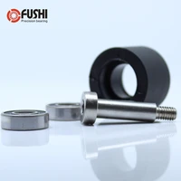 pu 6800 bearing 103530 mm rubber coated driven roller conveyor belt double bearing for cash registers