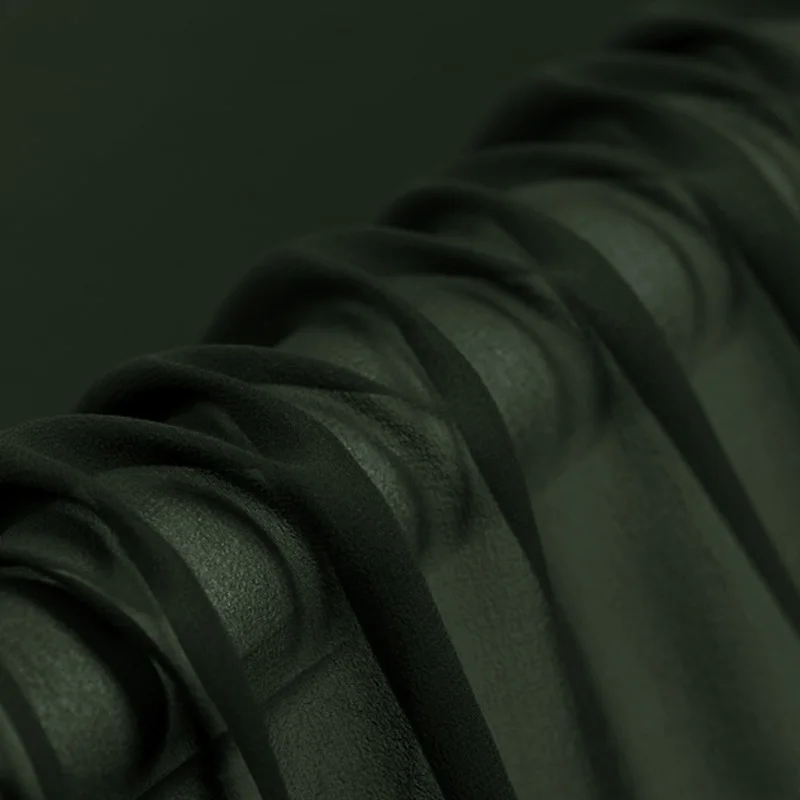 

100% натуральный шелк тутового шелкопряда 8 мм 45 дюймов (114 см) серый черный GGT Сексуальная женская летняя Элегантная Шелковая Жоржетта ткань «...