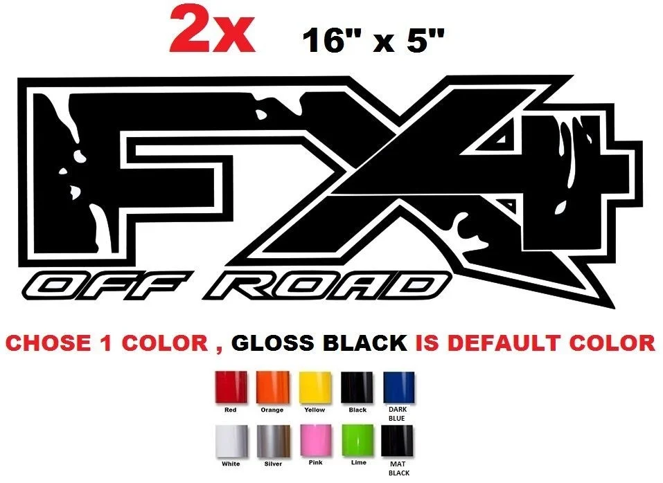 

Наклейки для внедорожников Ford F150 FX4 XLT XTR, 2 шт., 16 дюймов