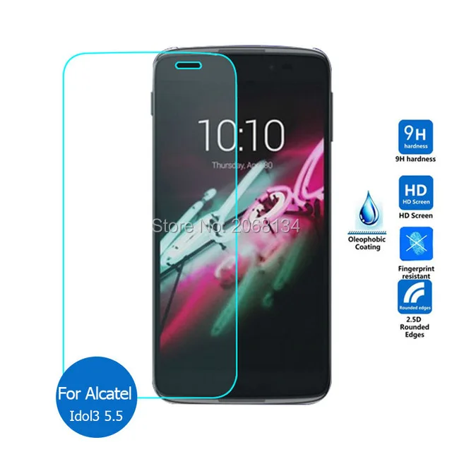Закаленное защитное стекло 9H Взрывозащищенная защитная пленка для Alcatel One Touch Idol 3
