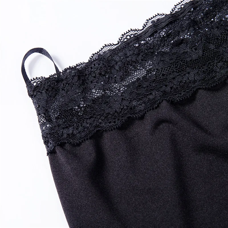 

2019 Autumn Women's Fashion Legging Mesh Lace Sexy Long Leggings Pants Trousers