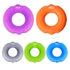 Силикагель Портативный рукоятка зажимное кольцо кистевой эспандер тренажер для сжатия пальцами хорошо фиксирующую ногу реабилитации стресс кольцо мяч